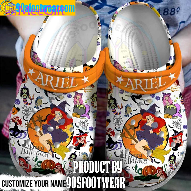 Crocs outfit - personalized disney halloween crocs mermaid classic clog - 1701 Crocs Outfit