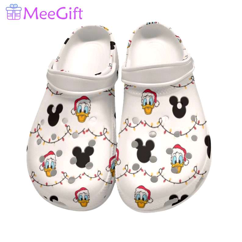 Crocs outfit - santa donald duck mickey head christmas lights crocs clogs crocband shoes - 1991 Crocs Outfit