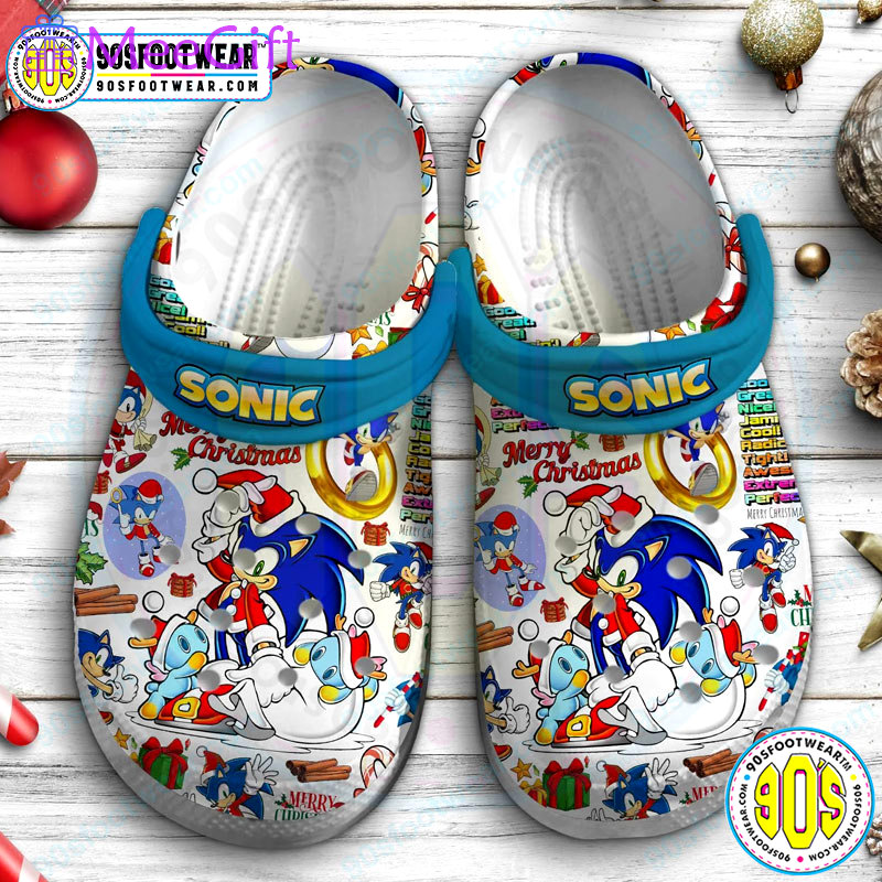 Crocs outfit - sonic crocs sonic the hedgehog game and movie christmas pattern clog shoes - 2027 Crocs Outfit
