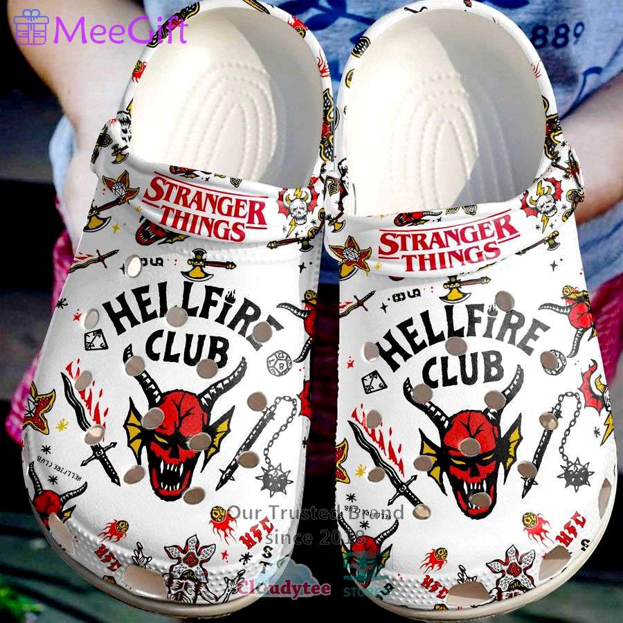 Crocs outfit - stranger things hellfire club crocs clogs crocband shoes - 2113 Crocs Outfit
