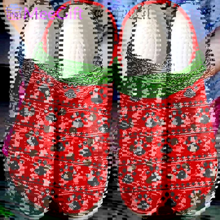 Crocs outfit - vet tech christmas paws ugly pattern crocs crocband clog shoes for men women - 2248 Crocs Outfit