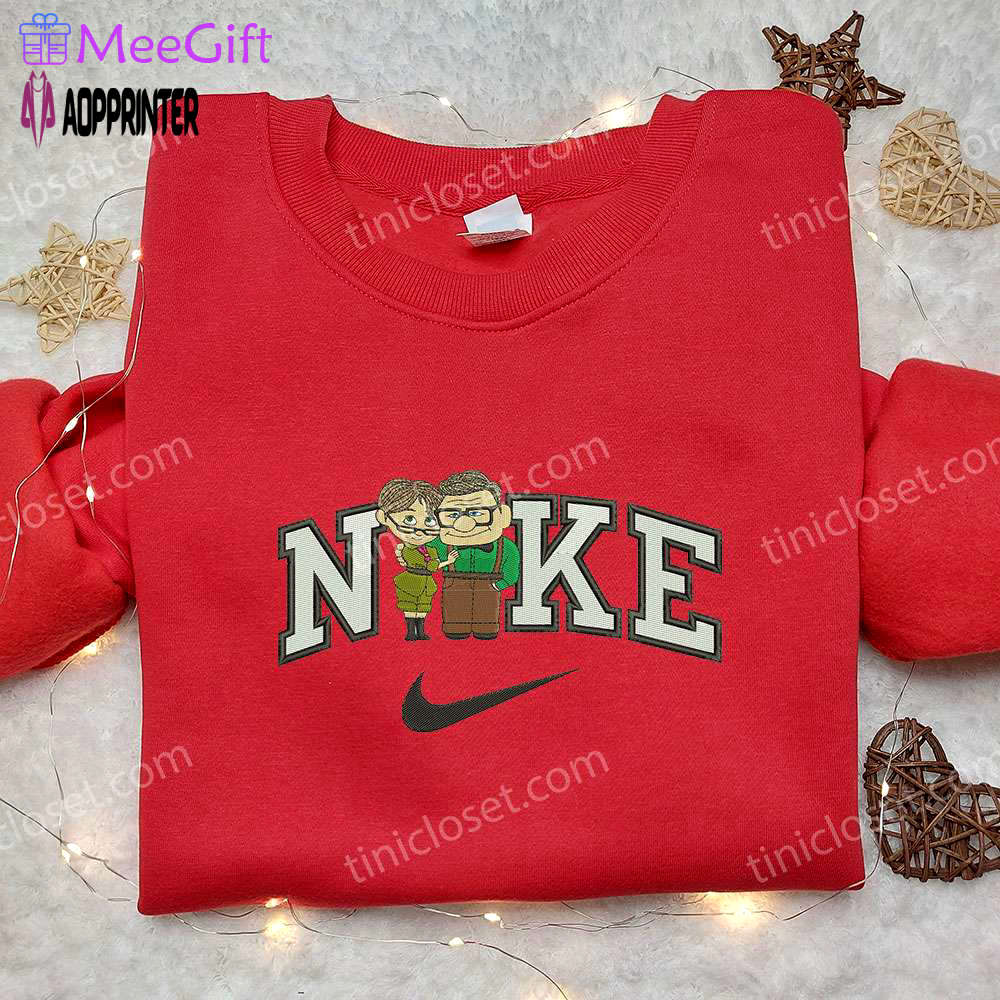Custom nike embroidered shirt: ellie and carl s x up design Embroidered Shirt