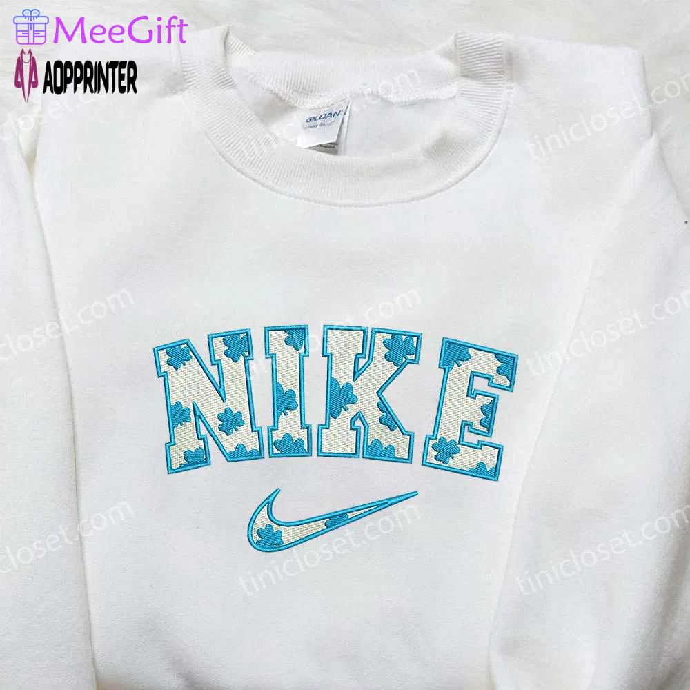 Custom nike x lucky grass embroidered shirt: best family gifts Embroidered Shirt