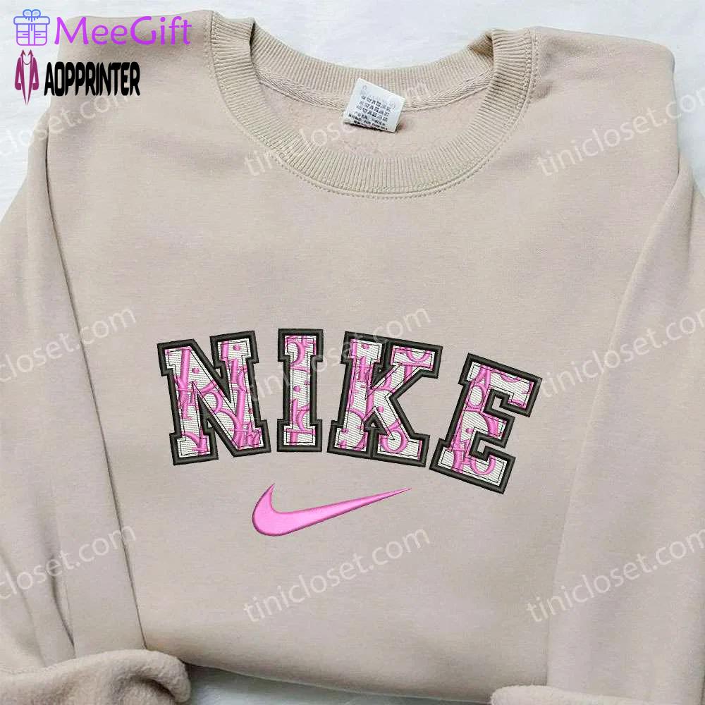 D motif x nike embroidered shirt: custom gift for son limited edition nike embroidery Embroidered Shirt