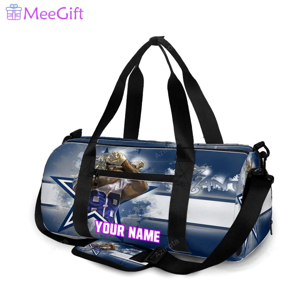 Dallas cowboys dez bryant star personalized name travel bag gym bag 1502 Travel Bag