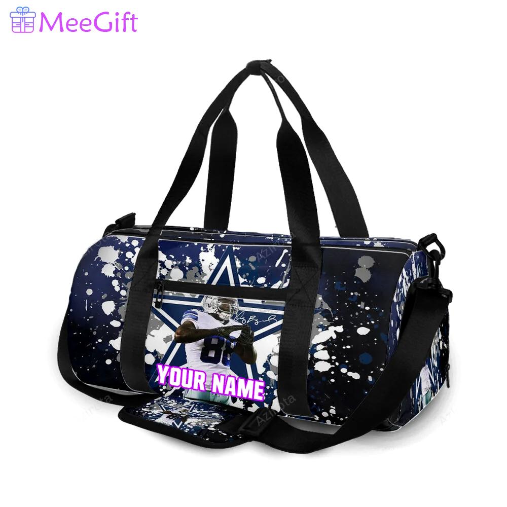 Dallas cowboys player painting star personalized name travel bag gym bag 2171 Travel Bag