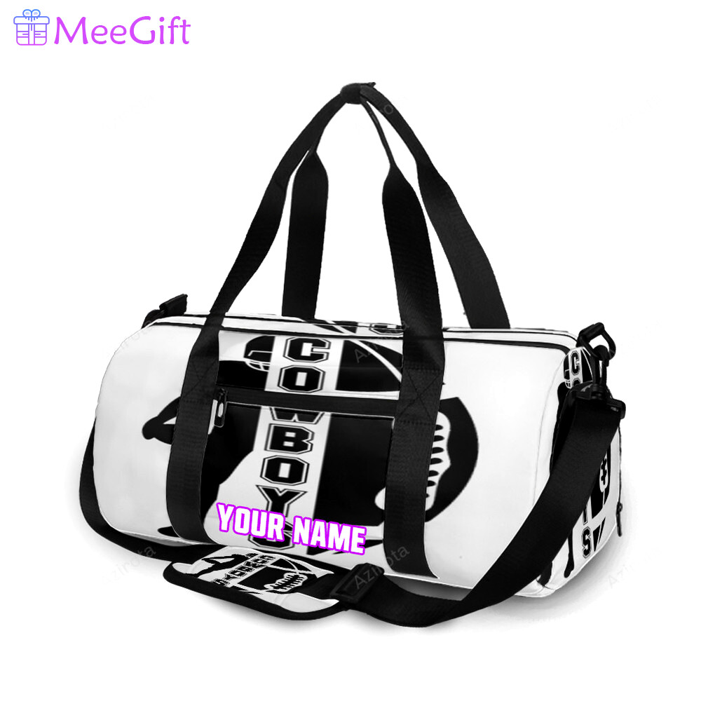 Dallas cowboys player with ball personalized name travel bag gym bag 1242 Travel Bag