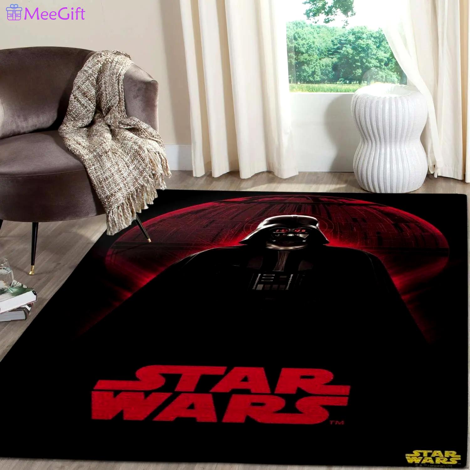 Darth vader star wars movies area rugs living room carpet fn271223 rug Rectangle Rug