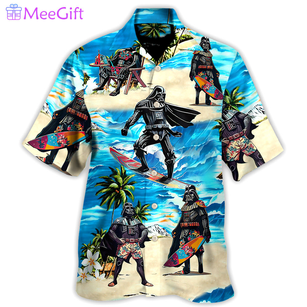 Darth vader starwars surfing hawaiian shirt Hawaii Shirt Shorts & Flip Flops