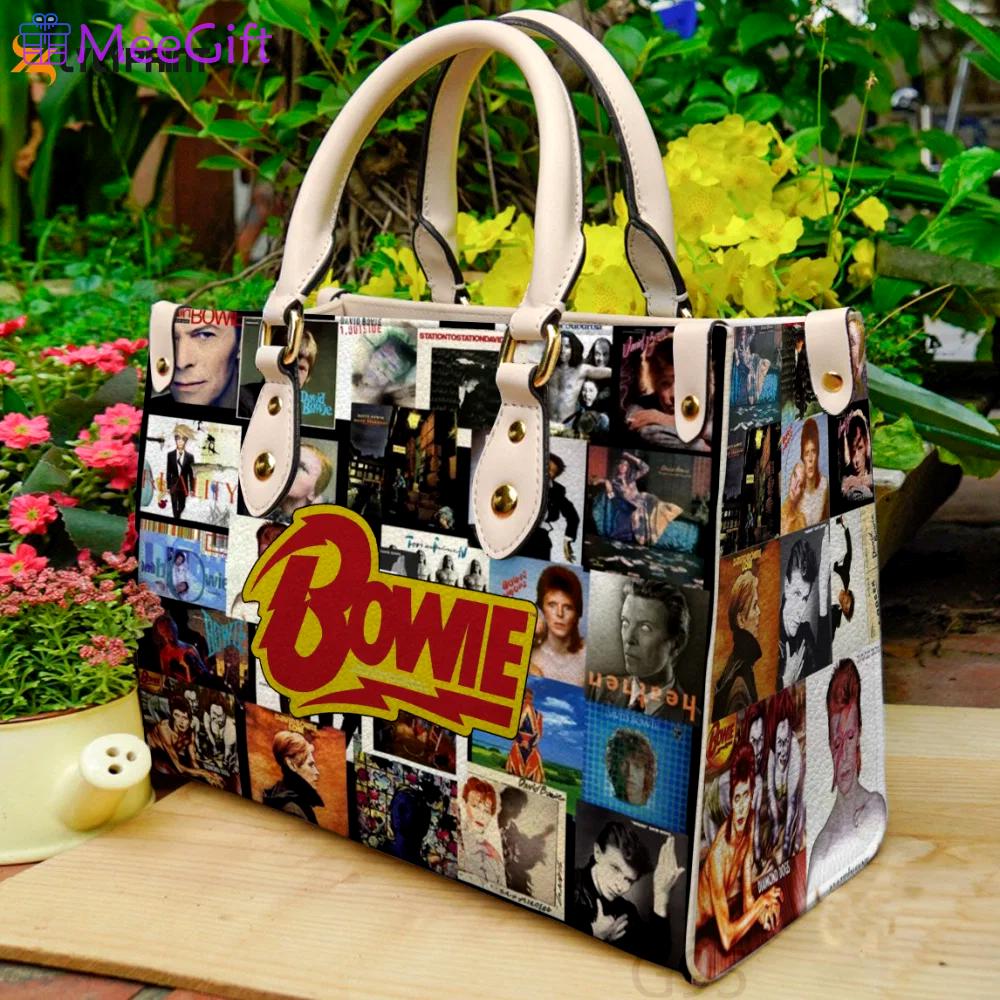 David bowie  1 leather handbag gift for women 4261 Women Leather Hand Bag