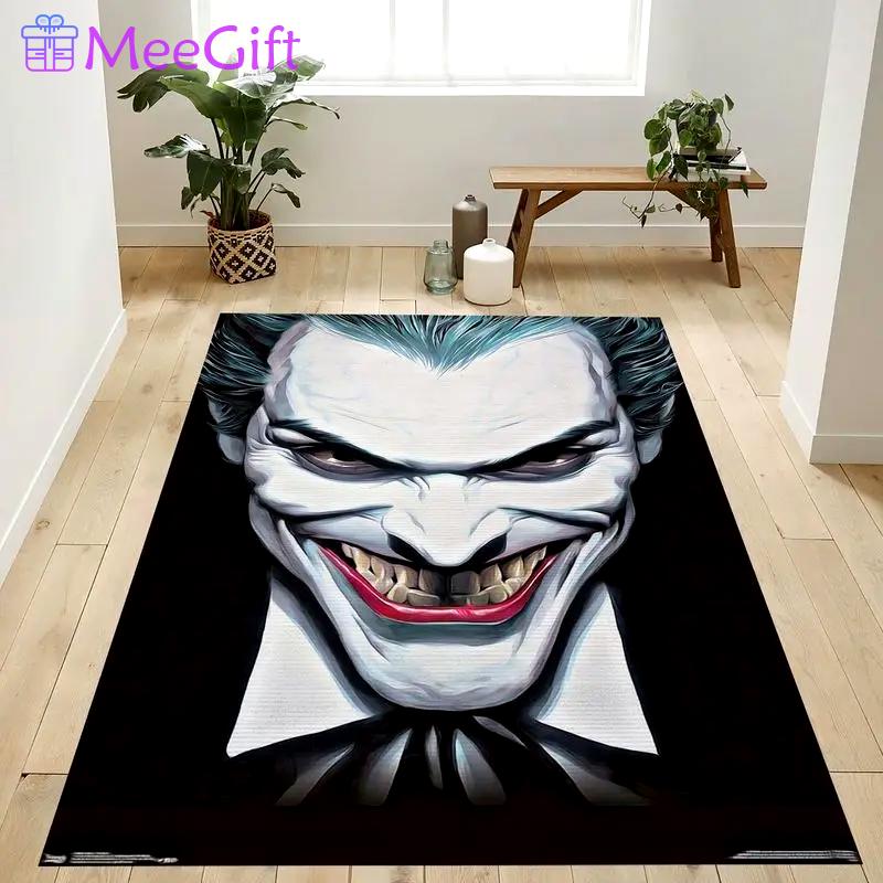 Dc comics the joker portrait area rug living room and bed room rug Rectangle Rug