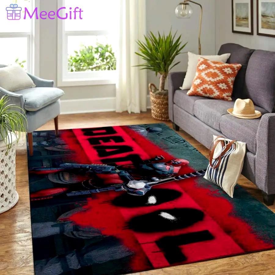 Deadpool area rug living room rug home decor marvel superhero movie dp190902 Rectangle Rug
