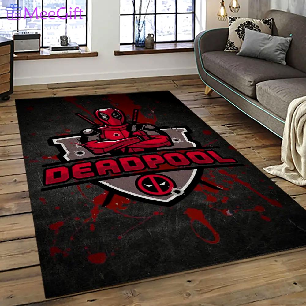 Deadpool marvel movie retangle carpet area rug home decor best gift for fan and friends dp15 Rectangle Rug
