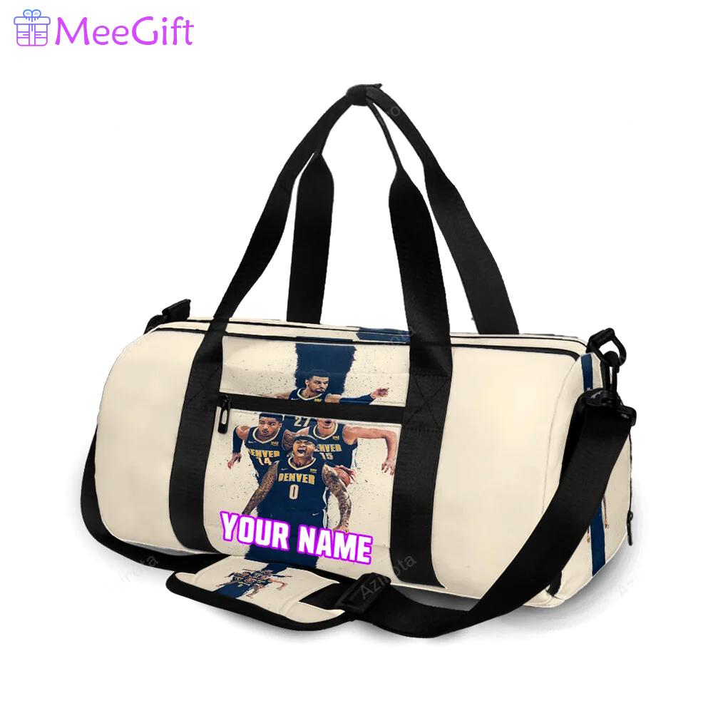 Denver nuggets all players3 personalized name travel bag gym bag 288 Travel Bag