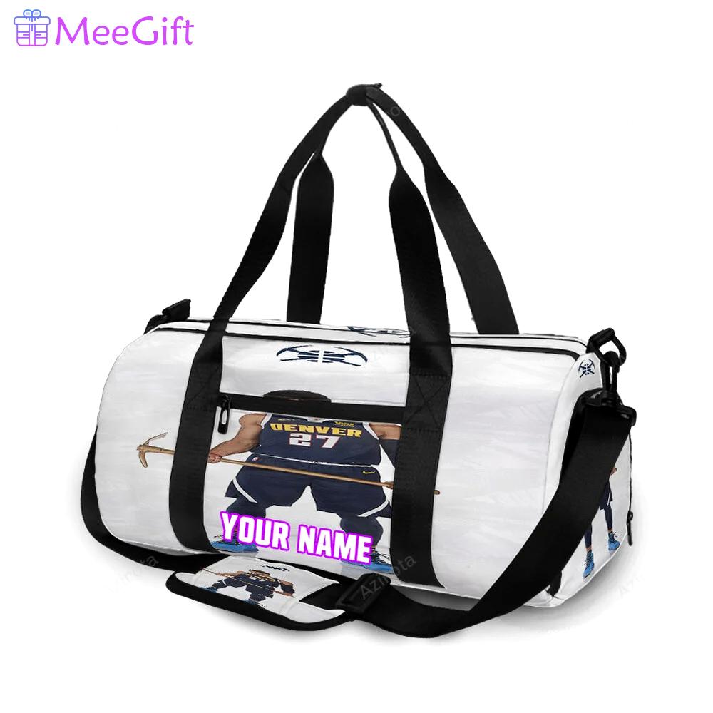 Denver nuggets jamal murray3 personalized name travel bag gym bag 1425 Travel Bag
