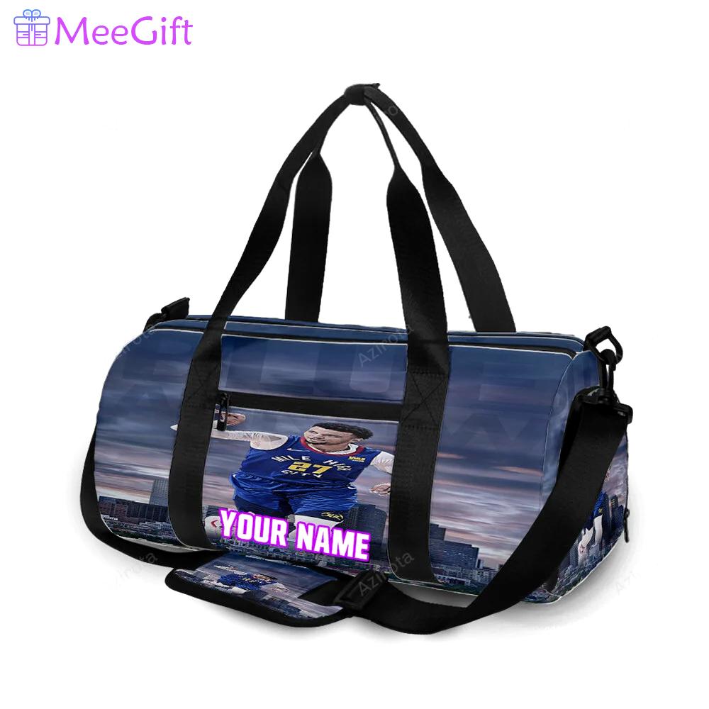 Denver nuggets jamal murray4 personalized name travel bag gym bag 539 Travel Bag