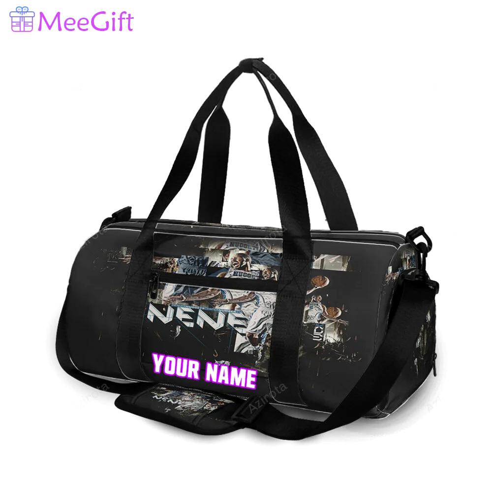 Denver nuggets nene1 personalized name travel bag gym bag 2150 Travel Bag
