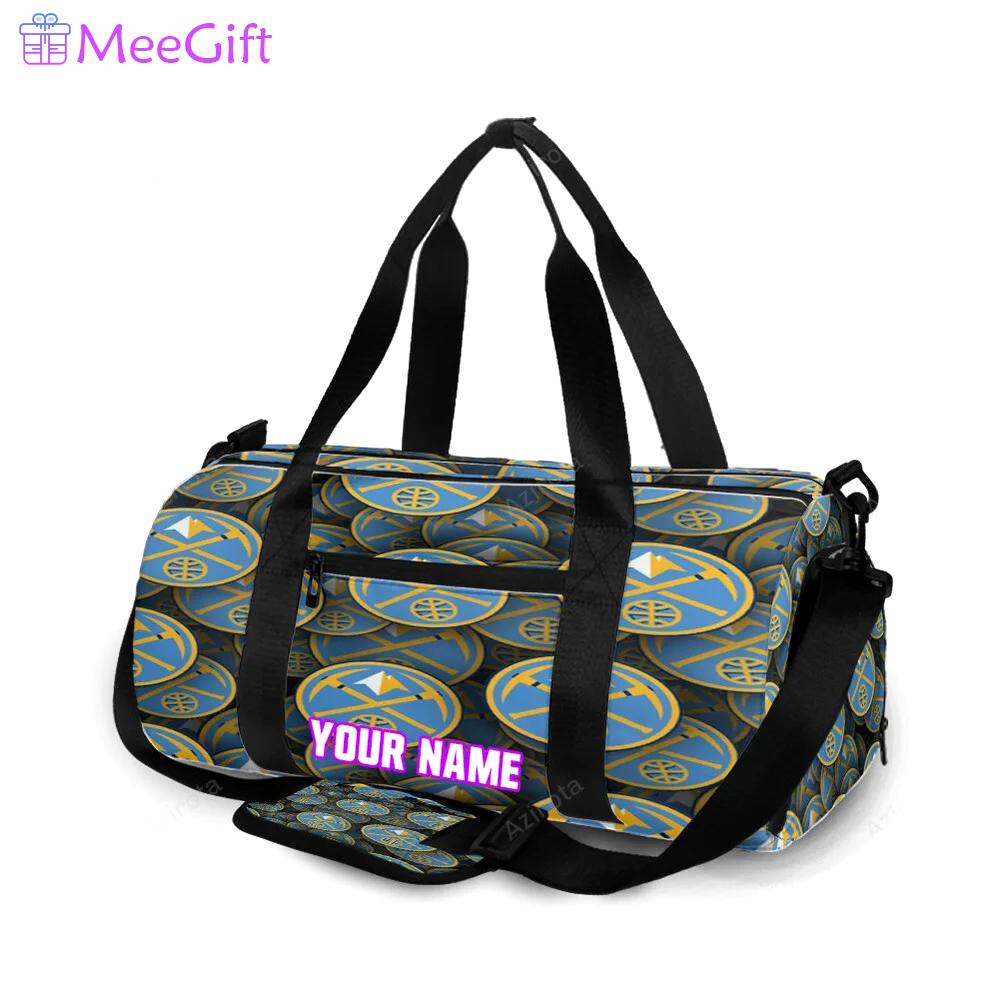 Denver nuggets2 personalized name travel bag gym bag 1874 Travel Bag