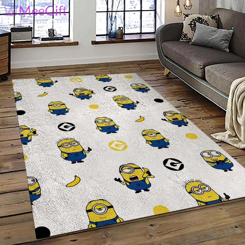 Despicable me film movie minion characters area rug home decor halloween gift best present for friends dmm30 Rectangle Rug