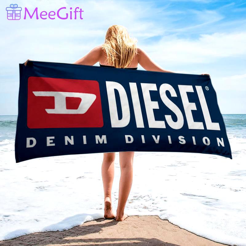 Diesel soft cotton bath large beach towel hot 2023 item fashion Beach Towel