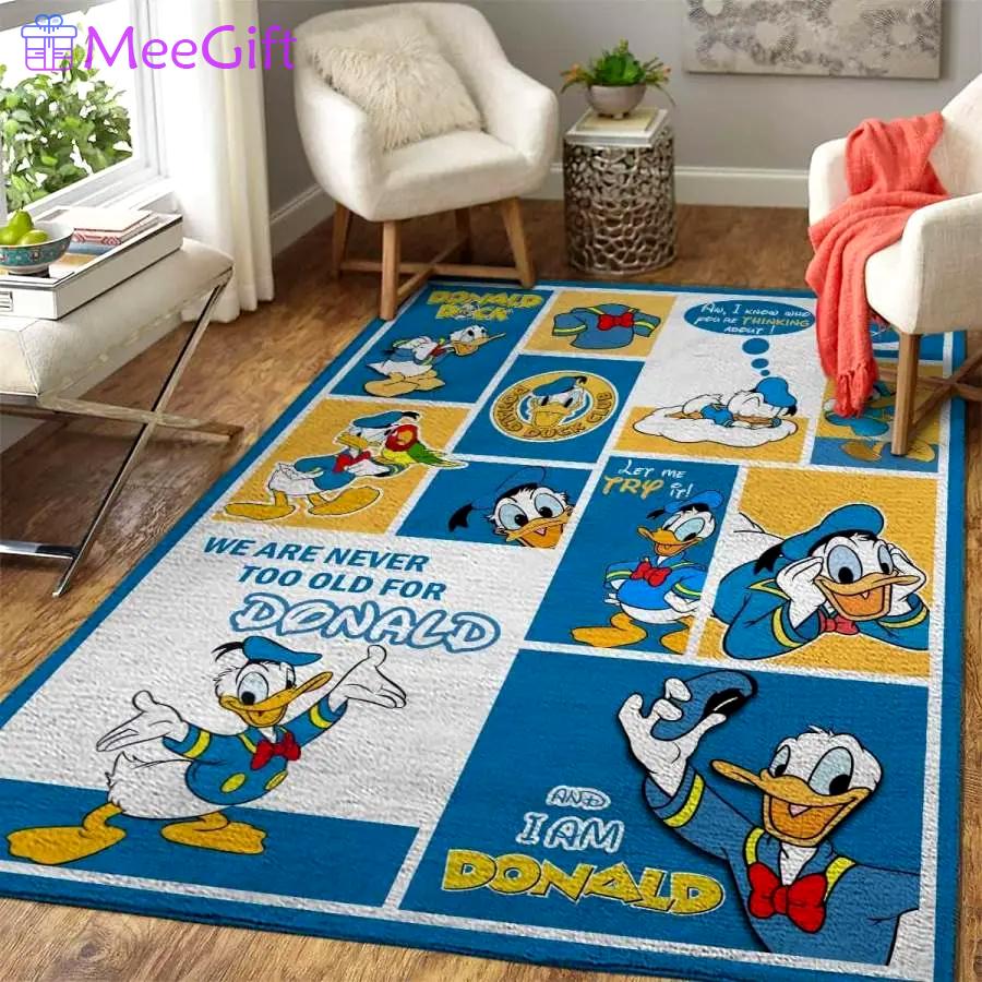 Donald duck disney rug ccc19103557 living room area rug home decor Rectangle Rug