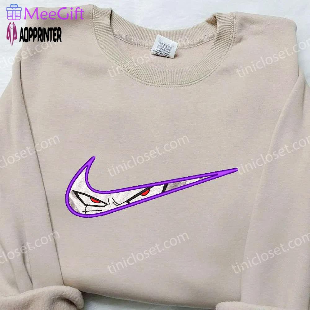 Dragon ball x nike embroidered shirt: custom frieza design Embroidered Shirt