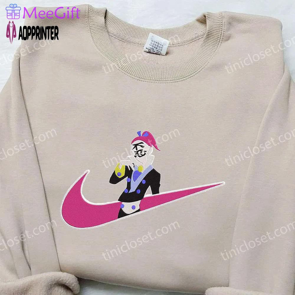 Emonzaemon sōda x nike anime hoodie & embroidered shirts: katanagatari & nike inspired Embroidered Shirt