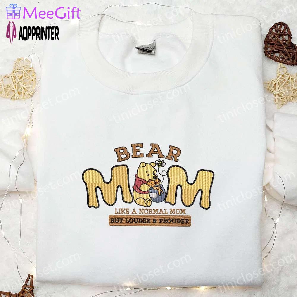 Empower mom with louder pride: embroidered shirt & hoodie perfect mother’s day gift! Embroidered Shirt