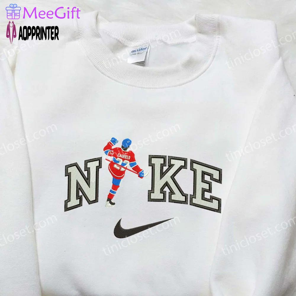 Exclusive cole caufield x nike embroidered shirt – nfl sport & custom options Embroidered Shirt
