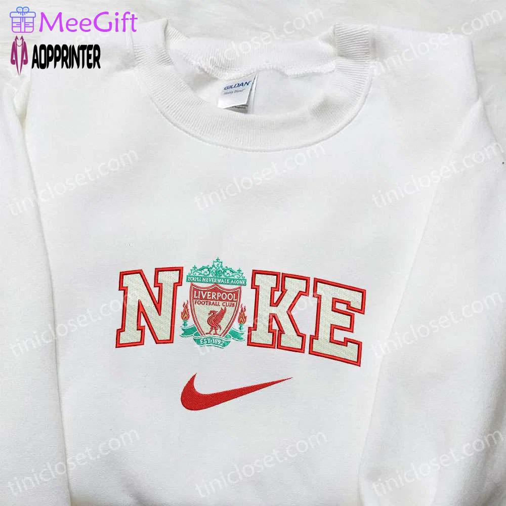 Exclusive liverpool x nike embroidered shirt – authentic football club inspired apparel Embroidered Shirt