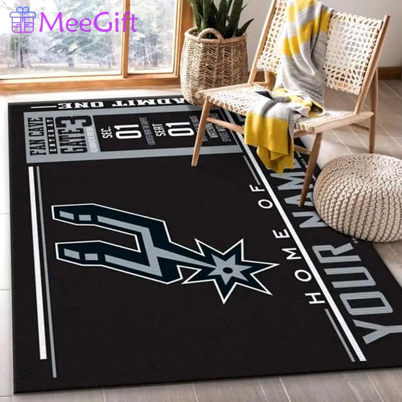 Fanmats san antonio spurs nba fan rug living room rug home decor Rectangle Rug