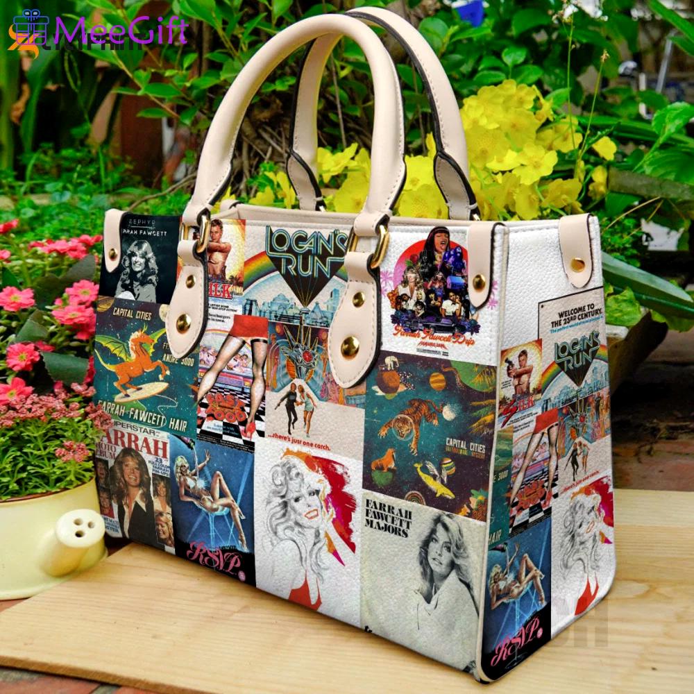 Farrah fawcett leather bag for women gift 911 Women Leather Hand Bag