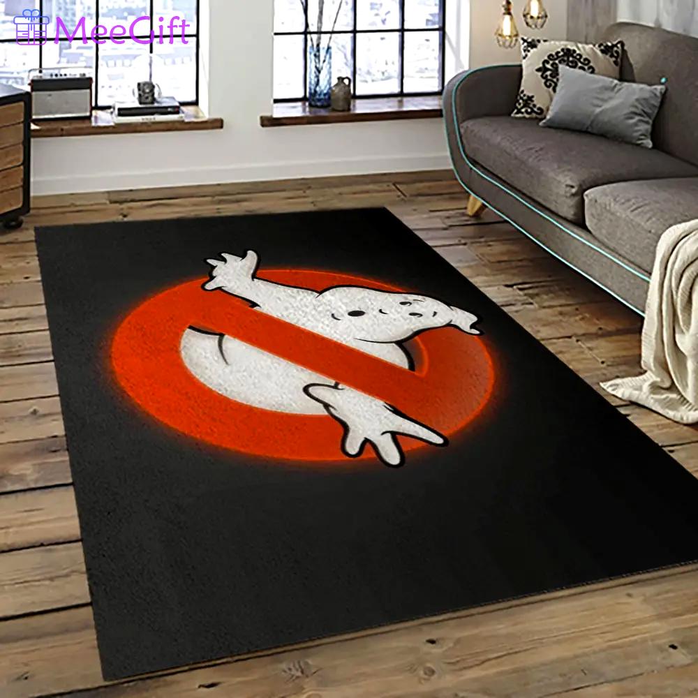 Ghostbusters supernatural comedy film movie carpet area rug home decor halloween gift best present for friends gbs14 Rectangle Rug