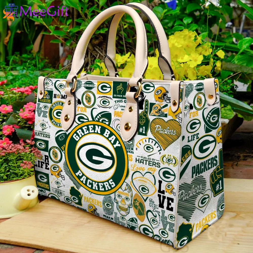 Green bay packers i0for women giftand leather bag for women gift 2204 Women Leather Hand Bag