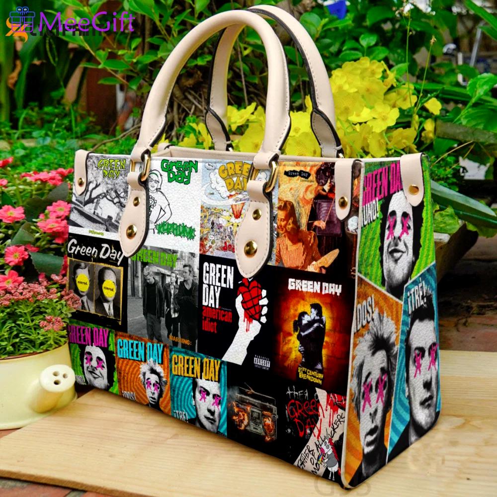Green day leather bag for women gift 904 Women Leather Hand Bag