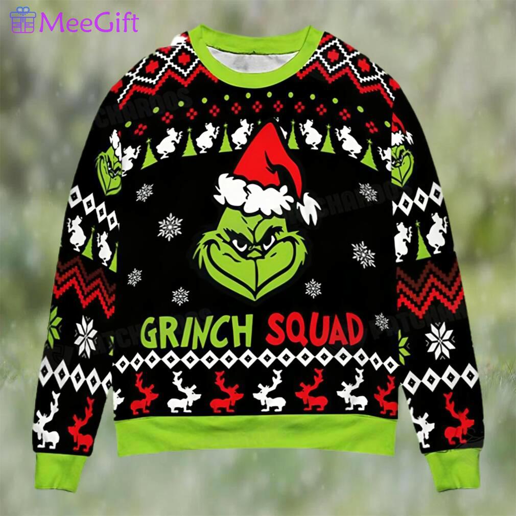 Grinch squad ugly christmas sweater xmas gift Christmas Ugly Sweater