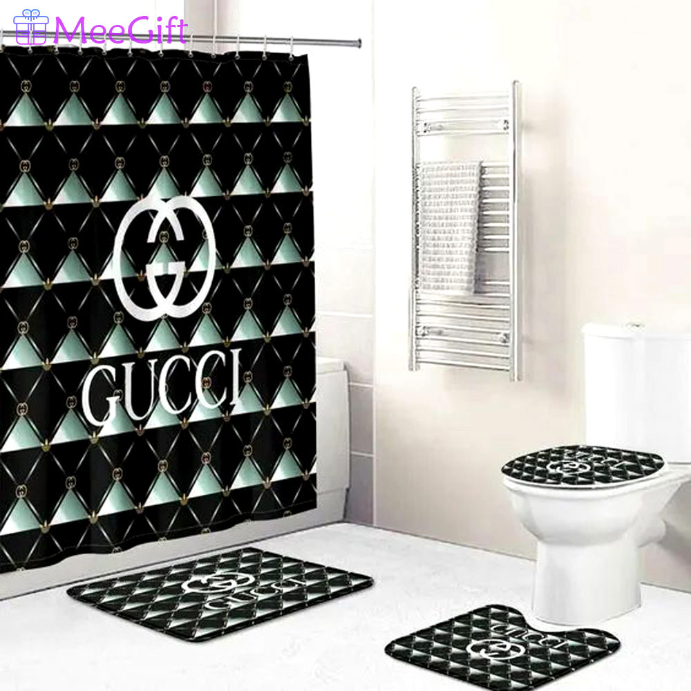 Gucci bath mat hypebeast luxury fashion brand bathroom sets home decor Bathroom Set