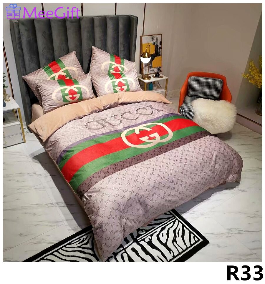 Gucci bedding sets model 14 luxury brand bedding set duvet cover  home decoration Bedding Sets