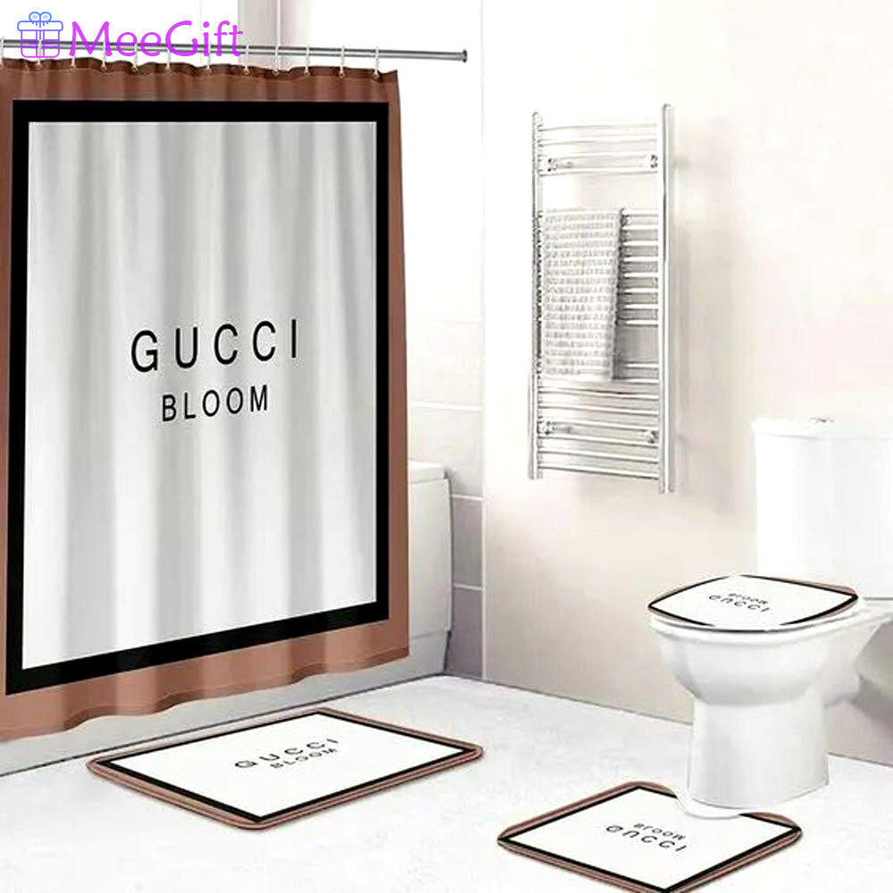Gucci bloom home decor bath mat luxury fashion brand hypebeast bathroom sets Bathroom Set