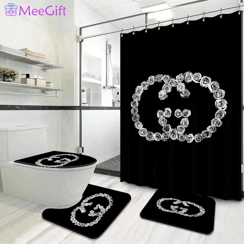 Gucci hypebeast home decor bathroom sets luxury fashion brand bath mat Bathroom Set