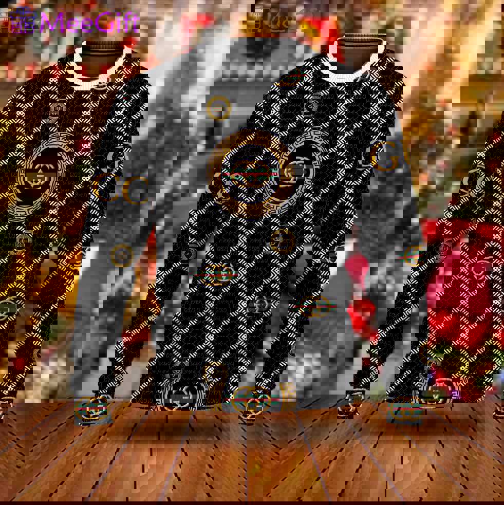 Gucci luxury ugly christmas sweaterhot 2025 style 796 Christmas Ugly Sweater