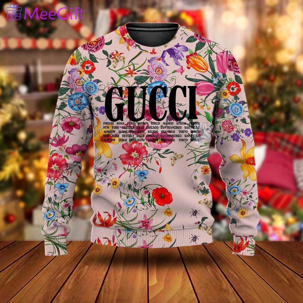 Gucci luxury ugly christmas sweaterhot 2025 style 862 Christmas Ugly Sweater
