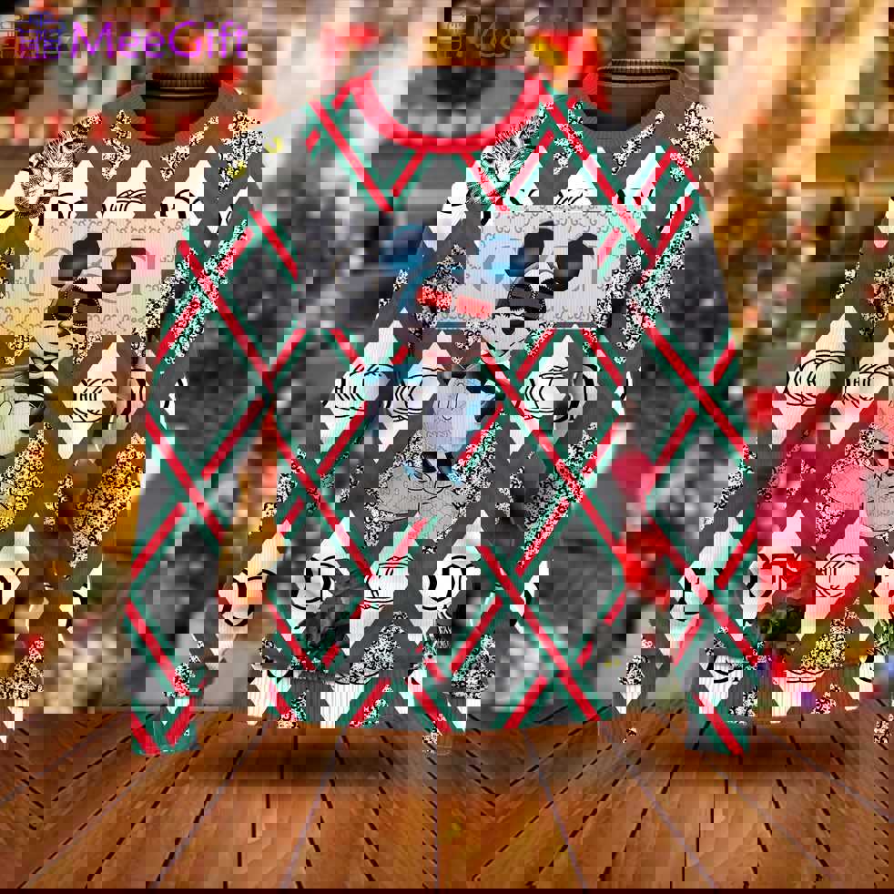 Gucci mickey mouse luxury ugly christmas sweater  hot 2024 style 149 Christmas Ugly Sweater