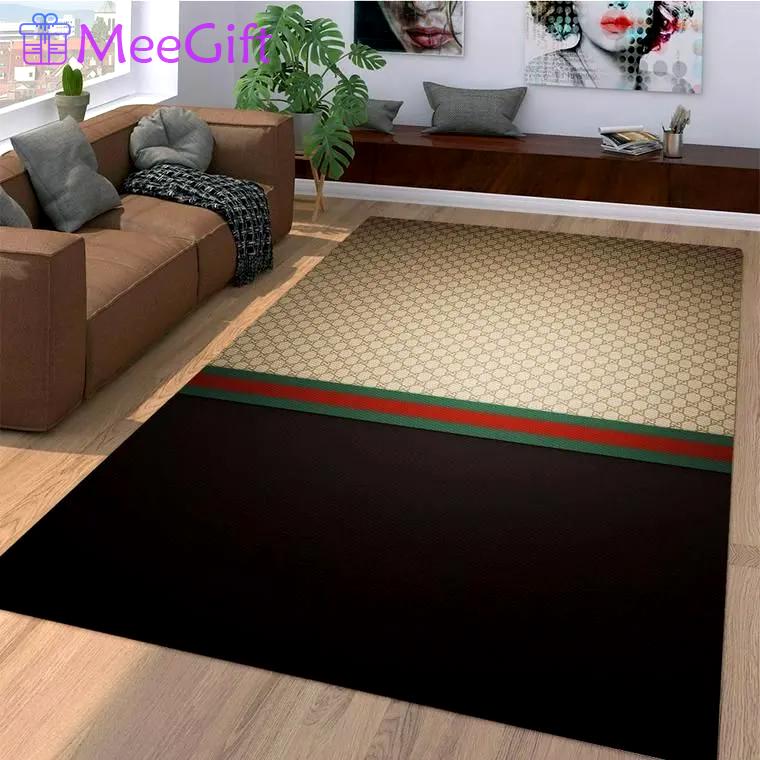 Gucci retro logo type 947. Upgrade Your Living Room with Luxury Home Decor: Area Carpets, Floor Decor, Door Mats, and Hot Gift Items with style a High-End Fashion Brand Rectangle Rug