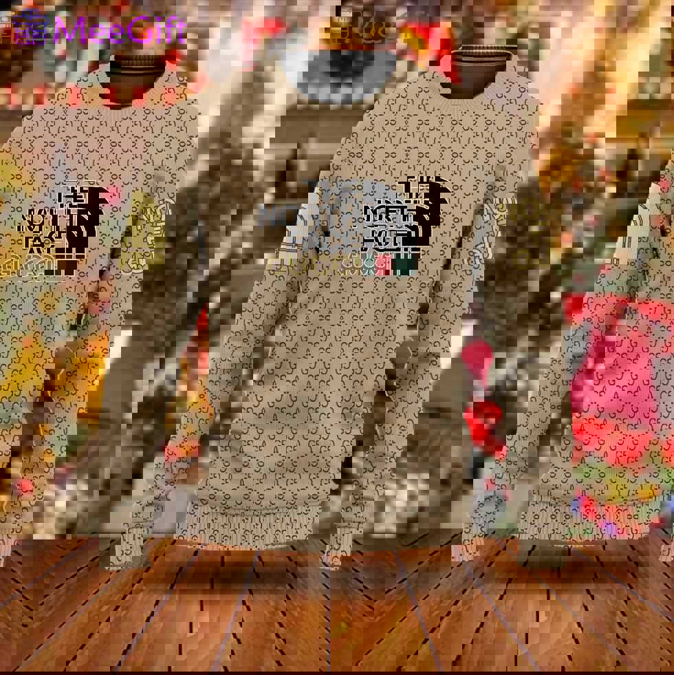 Gucci x the north face luxury ugly christmas sweater ucs1049 Christmas Ugly Sweater