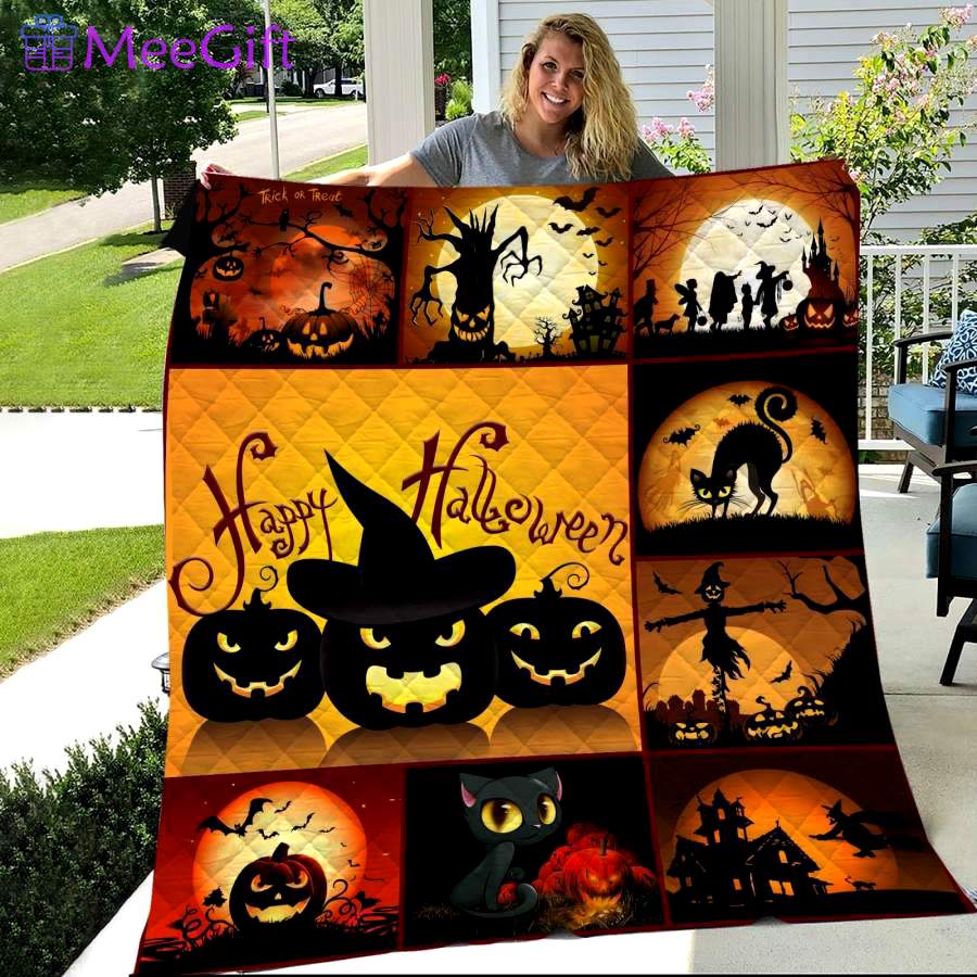 Halloween decorations halloween like quilt blanket christmas gift ideas Quilt Blanket