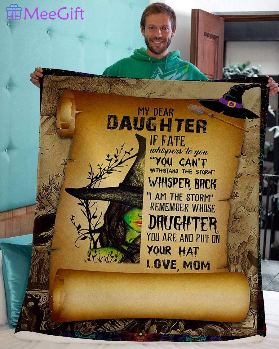 Halloween decorations if fate whisfers to you halloween mom to daughter fleece blanket – quilt blanket | gift for daughter Quilt Blanket