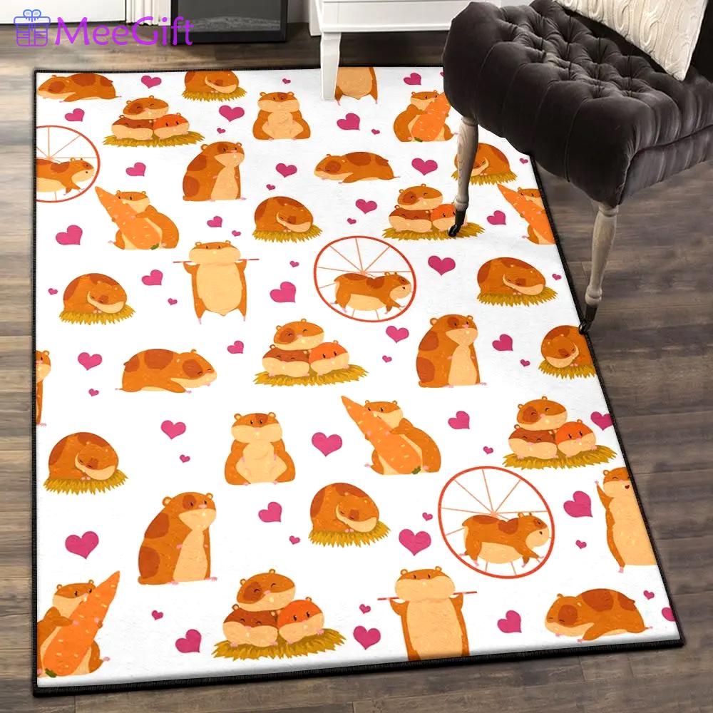 Hamster robo cool rugs, hamster rug Rectangle Rug