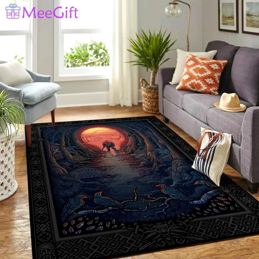 Harry potter and friends in the forest area rug living room rug home decor floor decor rcdd81f31813 Rectangle Rug