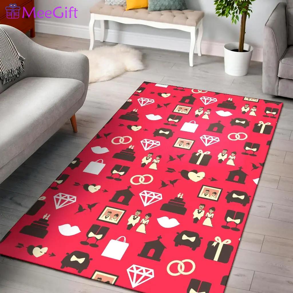 Harry potter hogwarts wood logo rug living room rug home decor Rectangle Rug